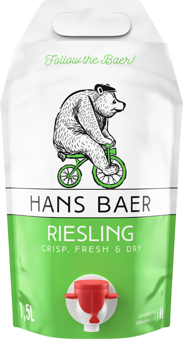 Hans Baer Riesling 2023 viinipussi