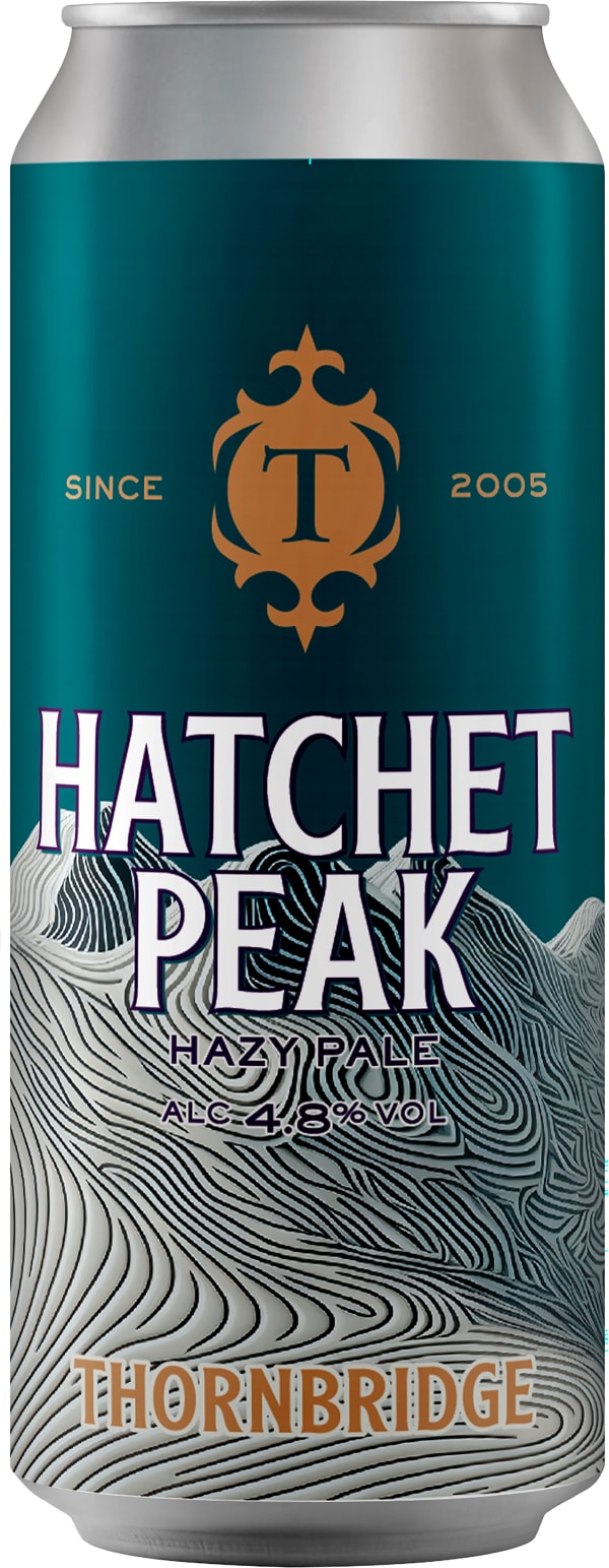 Thornbridge Hatchet Peak Hazy Pale Ale tölkki