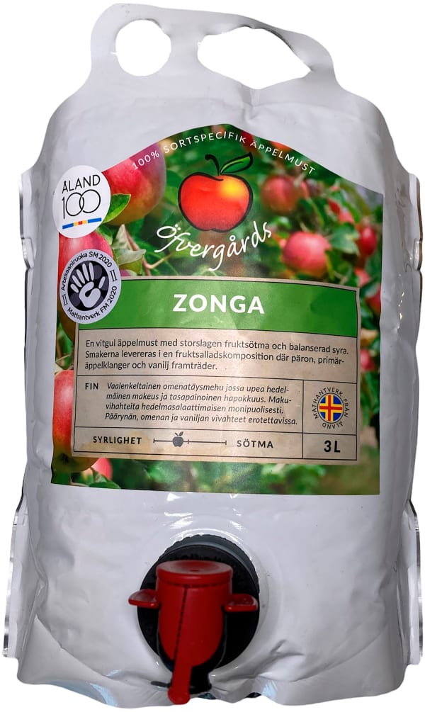 Öfvergårds Zonga viinipussi