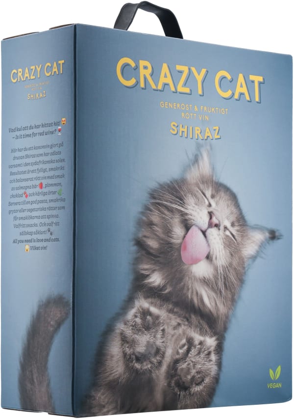 Crazy Cat Shiraz Hanapakkaus Alko