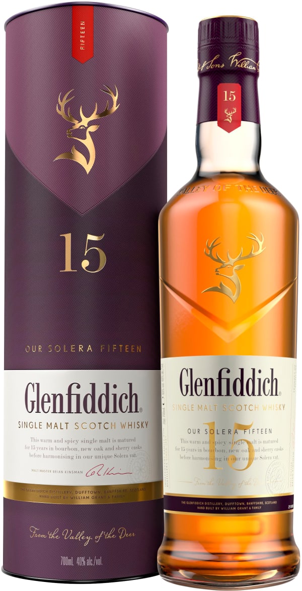 Glenfiddich 15 Year Old Single Malt Alko