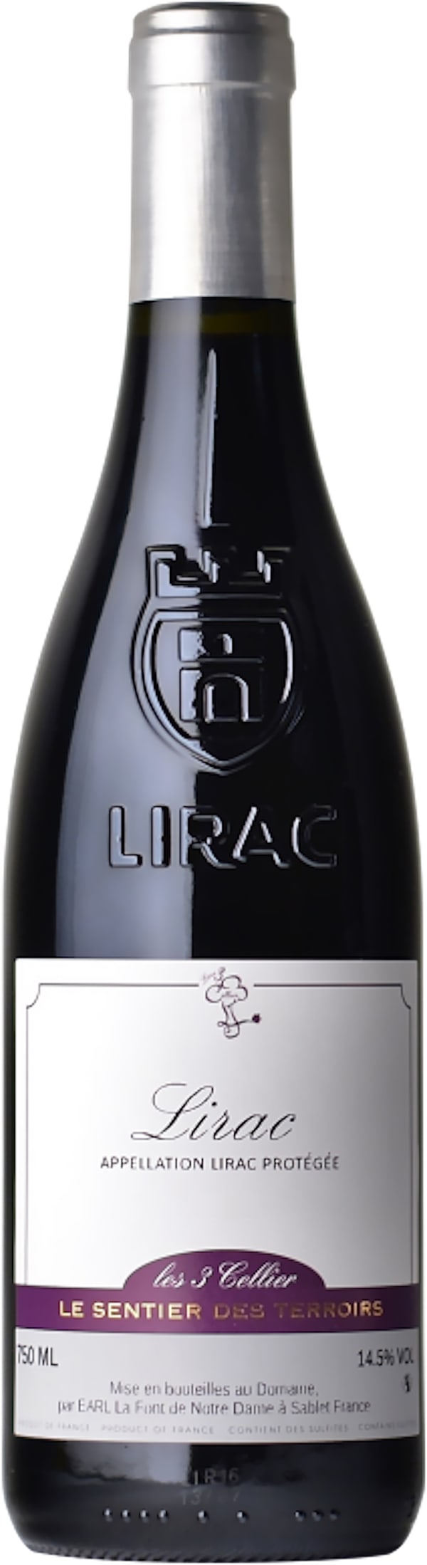 Les 3 Cellier Le Sentier des Terroirs Lirac 2022