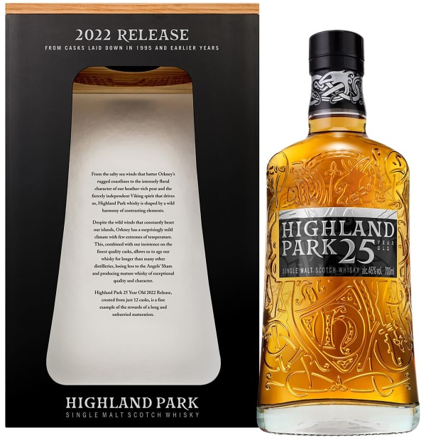 Highland Park 25 Year Old 2022 Release Single Malt