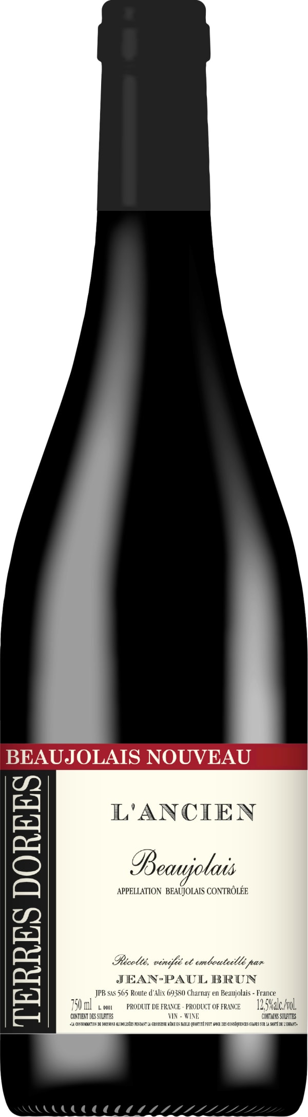 Jean-Paul Brun Beaujolais L'Ancien Terres Dorées 2023