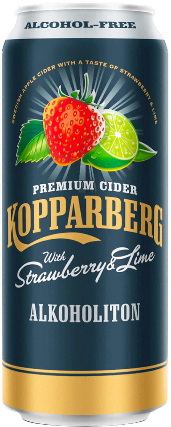 Kopparberg Cider With Strawberry & Lime Alkoholiton tölkki