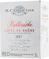 M. Chapoutier Belleruche Côtes-du-Rhône Rouge 2022 lådvin
