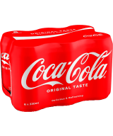 Coca-Cola 0,33L tölkki 6-pack tölkki