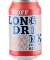 Koff Long Drink Gin & Wild Strawberry can