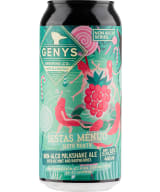 Genys Sixth Month Non-Alco Milkshake Ale with Ice Mint & Raspberries can