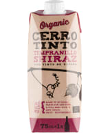 Cerro Tinto Organic Tempranillo Shiraz carton package