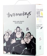 Thr3 Monkeys Fresh & Fruity White Wine 2023 bag-in-box