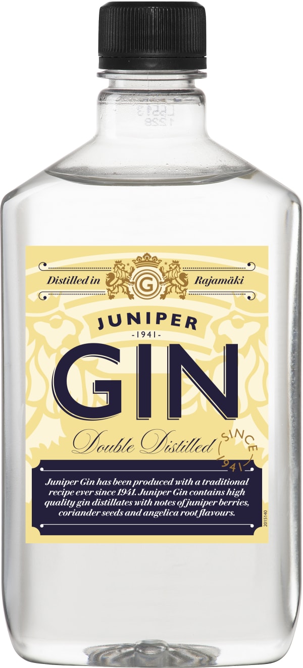 Juniper Gin plastic bottle Gin and other spirits Alko