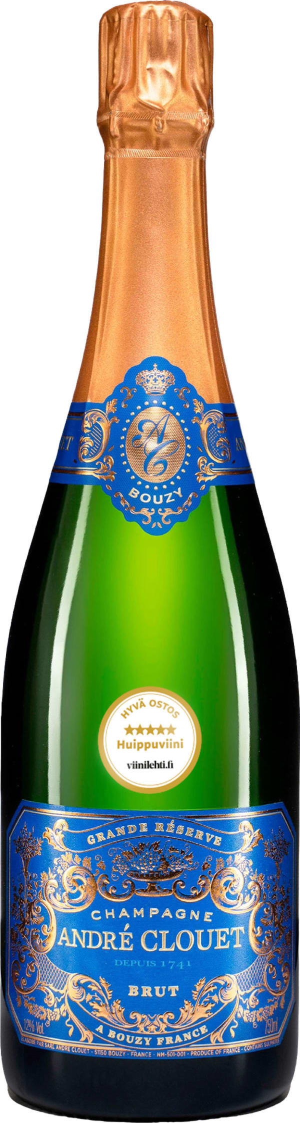 André Clouet Grande Réserve Blanc de Noirs Champagne Brut Sparkling