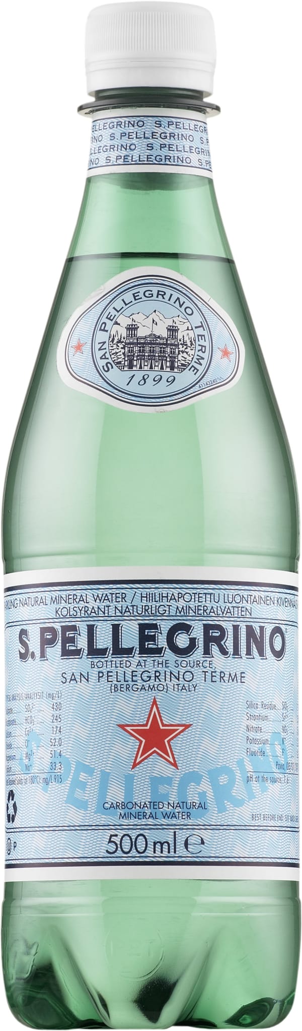 San Pellegrino plastic bottle Nonalcoholic Alko