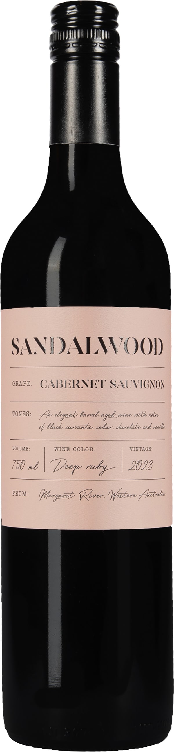 Sandalwood Margaret River Cabernet Sauvignon	 2023